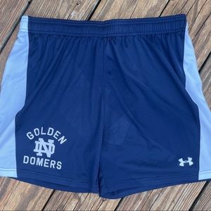 University of Notre Dame Lacrosse Custom Under Armour Shorts